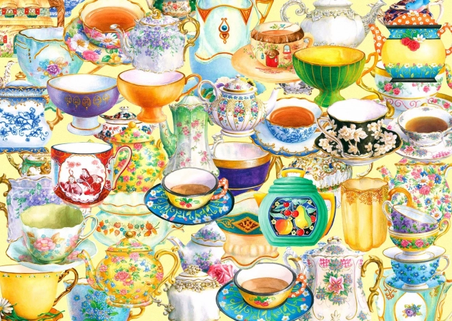 Profitez du puzzle Temps pour le thé 1000 pièces