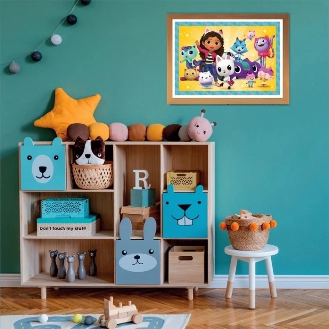 Puzzle 24 pièces Maxi maison des chats Gabi