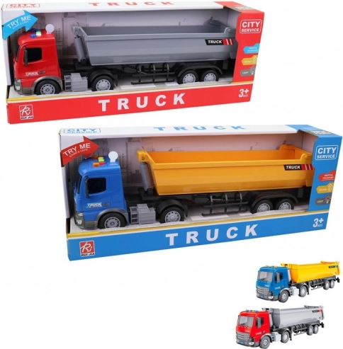 Camion à inertie avec éclairage et son