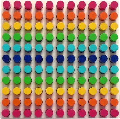 Hess mosaïque motrice colorée