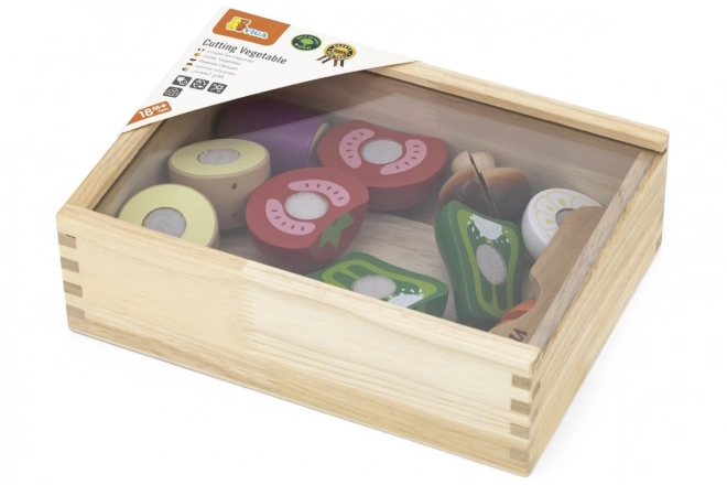Kit de découpe en bois - légumes pour enfants