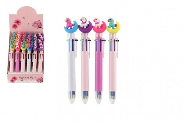 Stylo hexacolor avec licorne