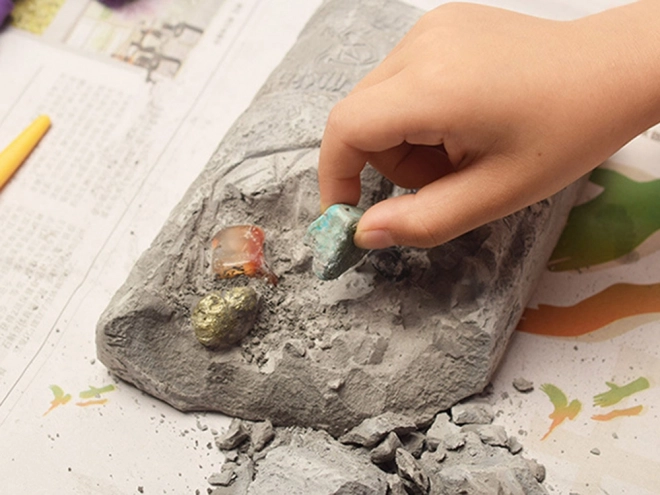 Pierres de fouilles pour petits archéologues