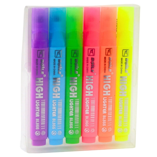 Ensemble de surligneurs néon 6 pcs