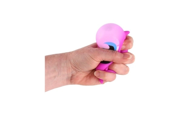 Balle monstre anti-stress à presser slime 9x8cm 3 couleurs
