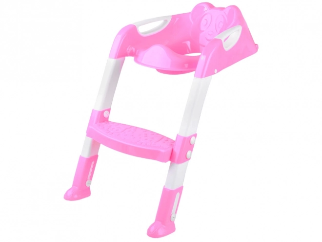 Tabouret de toilette rose pour enfants