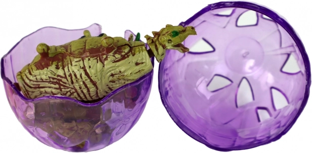 Œuf transparent plein de surprises