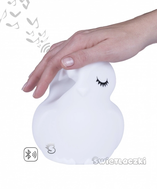 Lampe de nuit en silicone changeant de couleur avec haut-parleur Bluetooth Lumière Chouette HU HU HU HU HU