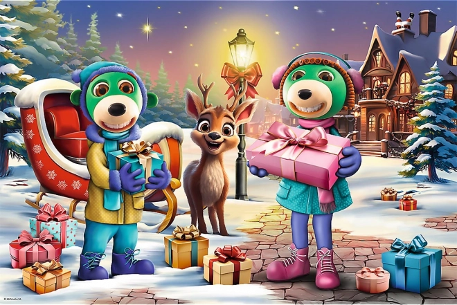 Puzzle TREFLÍCI Temps d’hiver MAXI 24 pièces