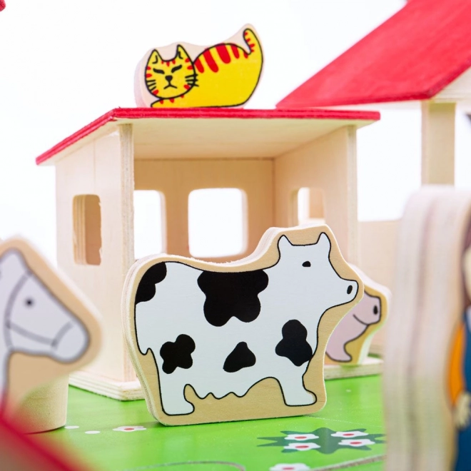 Grande Ferme en Bois Bigjigs Toys