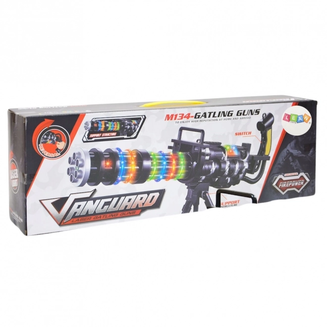 Fusil de sniper noir interactif avec lumières et vibrations