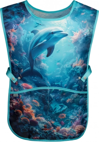 Tablier enfant lavable Baagl dauphin