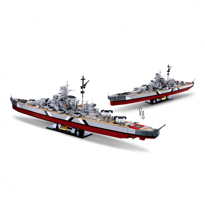 Sluban ModelBricks M38-B1102 Bateau de guerre Bismarck 2v1
