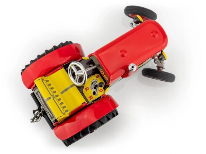 Tracteur Zetor rouge à clé métal 14cm 1:25 en boîte Kovap
