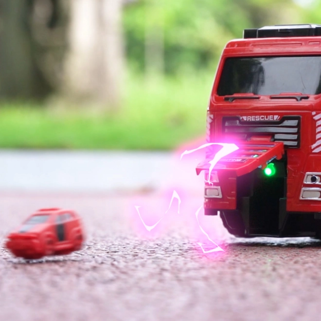 Camion de Pompiers Interactif avec Échelle Mobile