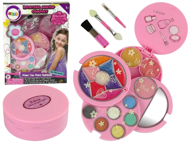Ensemble de maquillage Palette Ronde LEAN