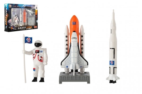 Jouet spatial - ensemble d'astronautes et de navette spatiale