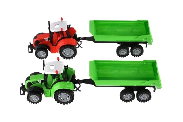 Tracteur avec remorque pour enfants