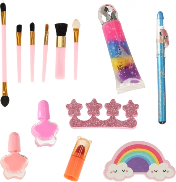 Coffret cosmétique pour enfants avec petite valise et sirène