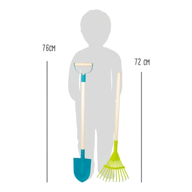 Petit Pied Ensemble d'outils de jardinage Duo