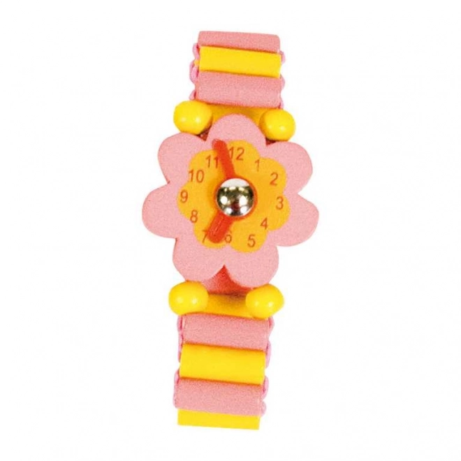 Bino Montre en bois rose