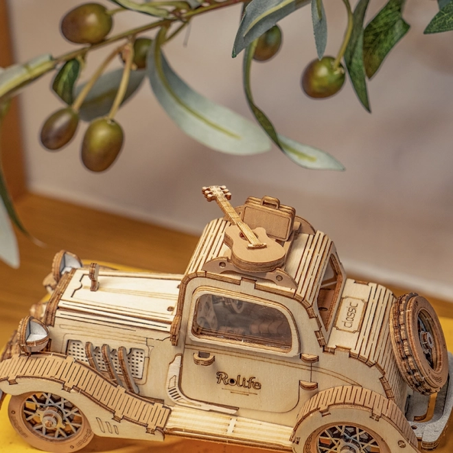 Automobile Vintage - puzzle 3D en bois moderne