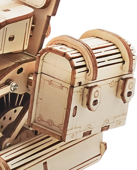 Moto Cruiser LK504 - Maquette en bois 3D