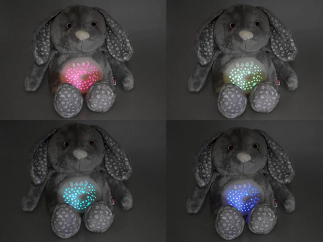 Lapin projecteur avec berceuses et bruit blanc