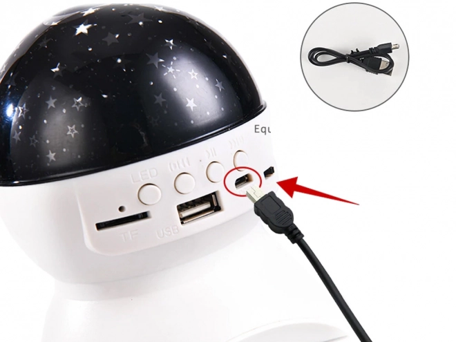 Projecteur LED nocturne avec haut-parleur et Bluetooth