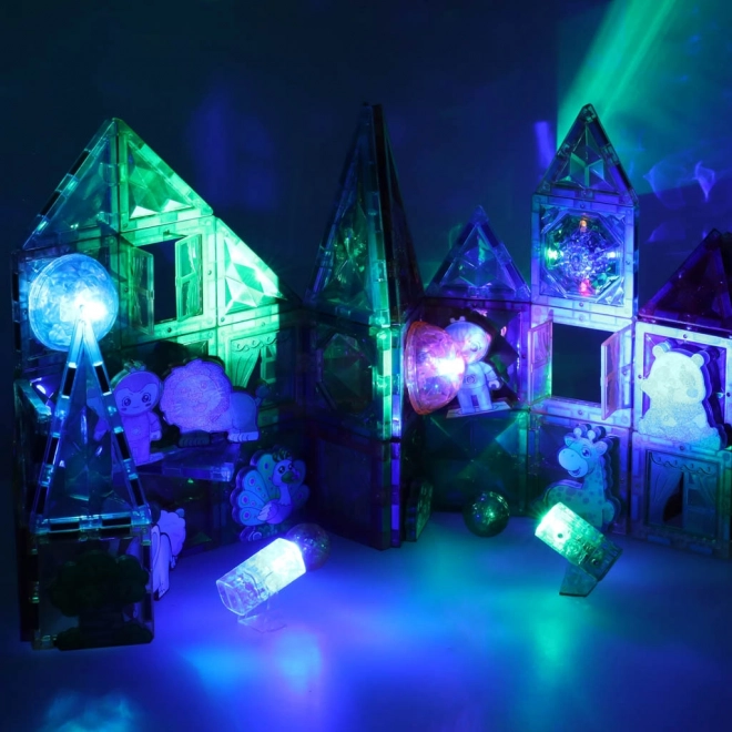 Blocs magnétiques lumineux pour enfants