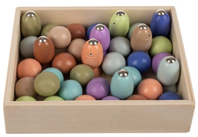 Jeu de pêche en bois pour enfants