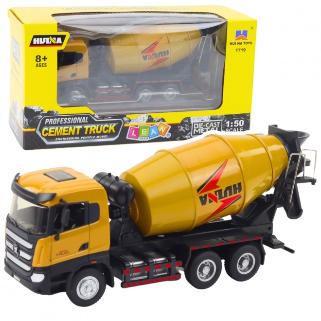 Camion malaxeur à béton métallique Huina Khaki 1:50