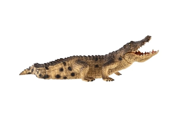 Crocodile du Nil en plastique zooté 18cm en sac