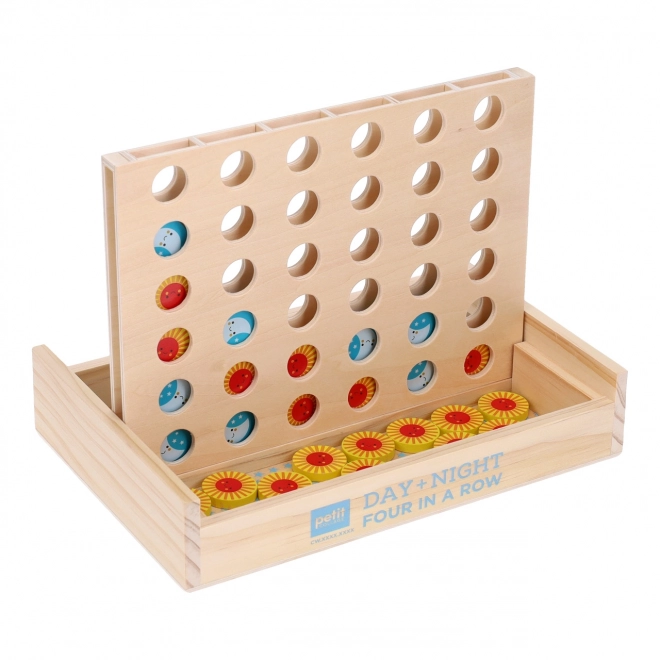 Jeu en bois Quatre à la suite jour et nuit