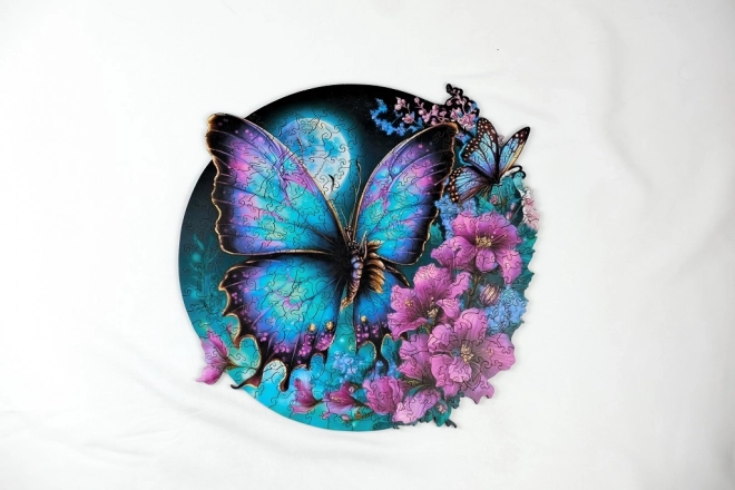 EscapeWelt Puzzle luminescent en bois Papillon 500 pièces