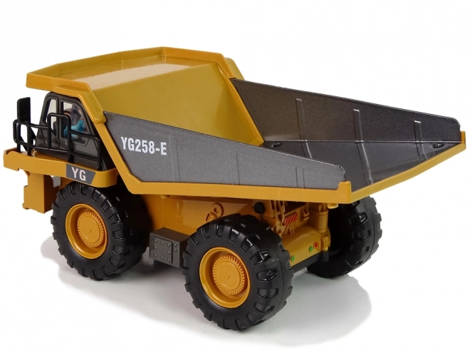Camion à benne basculante télécommandé 2,4 G avec remorque