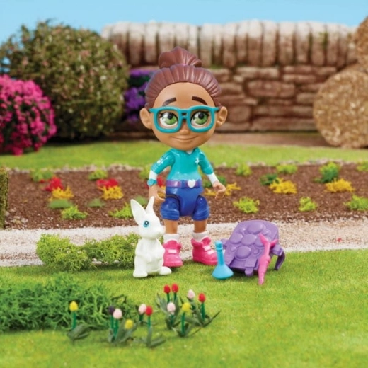 Adorable lapin Luna et soins avec accessoires