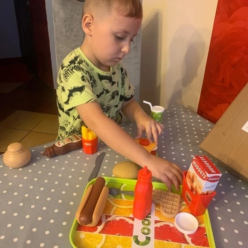 Ensemble de fast-food pour enfants
