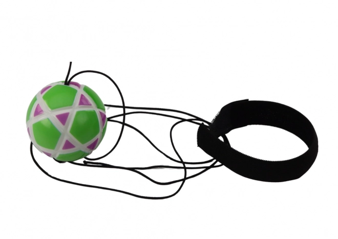 Balle à frapper élastique Bande colorée 6 cm