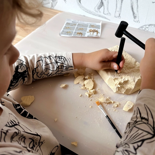 Jouet créatif Woopie dinosaure squelette fouilles