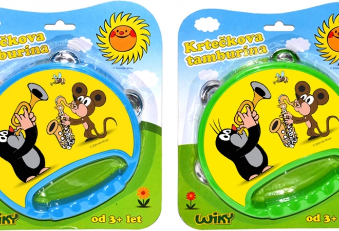 Tambourin pour enfants avec Krtek 18 cm