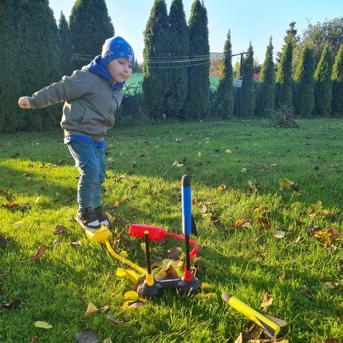 Lance-roquettes double pour enfants avec petite pompe