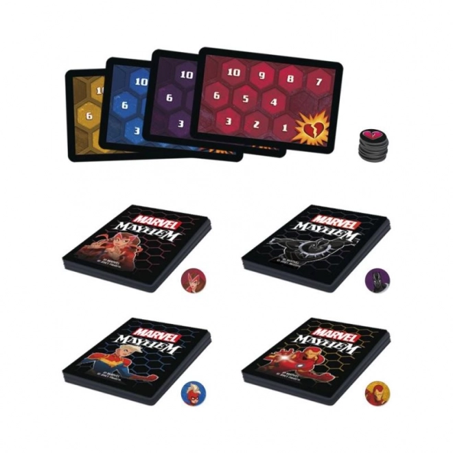 Jeu de cartes Marvel Mayhem