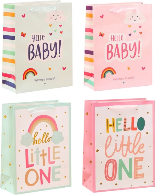 Sac cadeau pour enfants Hello Baby Little One