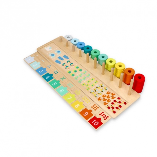 Puzzle en bois Apprenons à compter