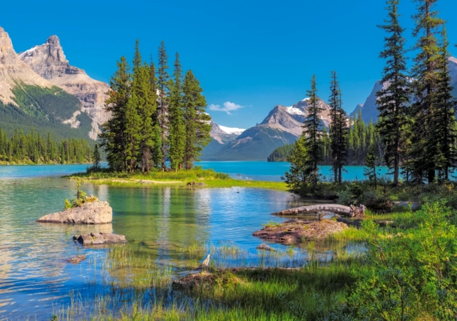 Puzzle 500 pièces Lac Maligne Canada
