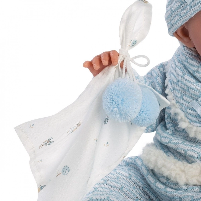 Llorens 73859 NOUVEAU-NÉ GARÇON - poupée réaliste bébé avec corps entièrement en vinyle - 40 cm