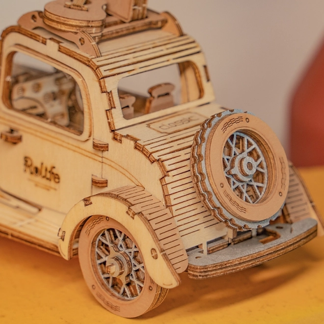Automobile Vintage - puzzle 3D en bois moderne
