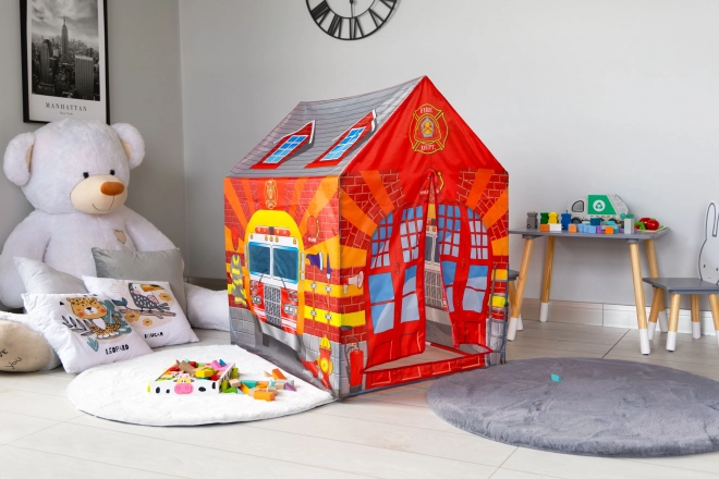 tente pour enfants station de pompiers iplay