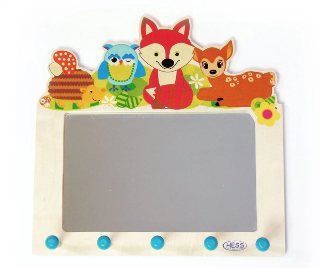 Hess Portemanteau avec miroir animaux de la forêt